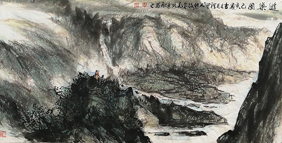 黎越常作品6       《逰乐图》